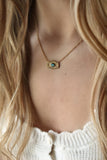 Cheyenne Scroll Buckle Necklace