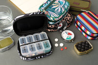 Wellness Keeper Women's Pill & Vitamin Case Open Stock