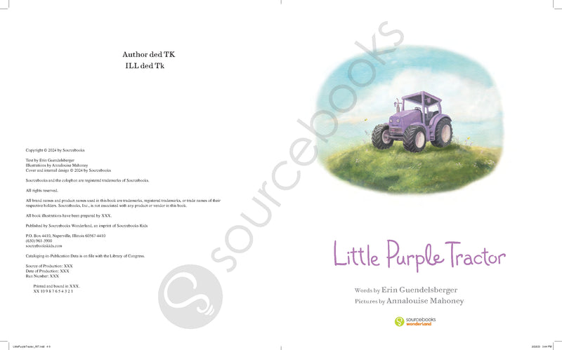 Kids Book - Little Purple Tractor
