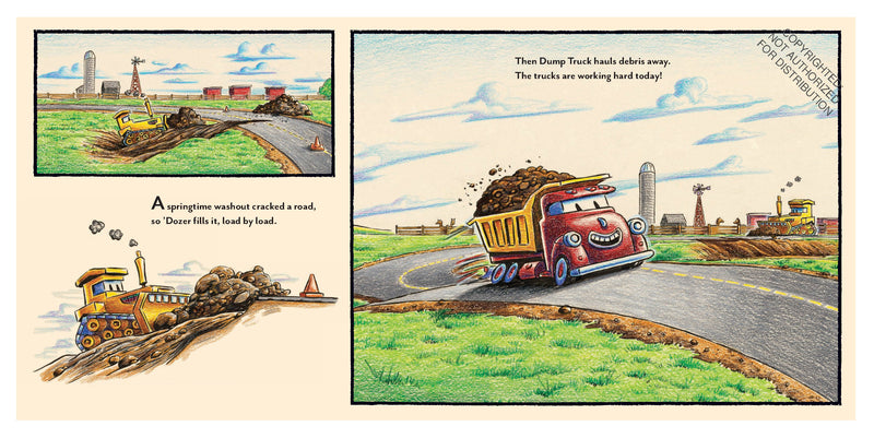 Kids Book - Construction Site - Farming Strong, All Year Long
