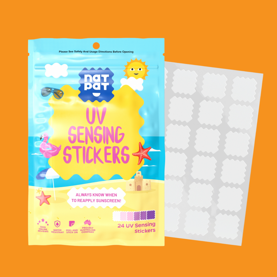 NATPAT UV Stickers: Sunscreen Reminder, Natural Patch