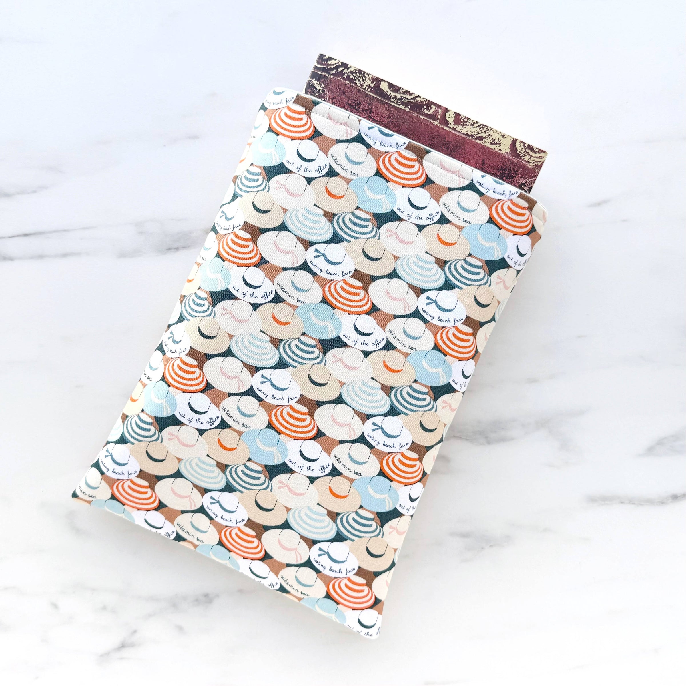 Sun hats - padded book sleeve, book pouch