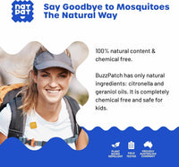 NATPAT Adult BuzzPatch Mosquito Repellent Patches for Adult