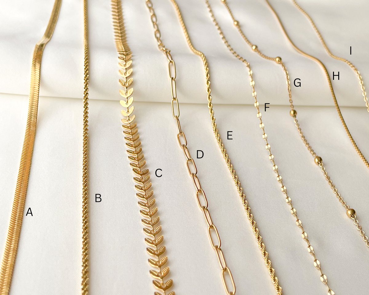 Dainty Gold Layering Necklaces - Stainless Steel Chains
