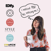 I love pretty things and the word fuck | ceramic mug