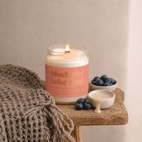 BLUEBERRY BAKE SHOP | 8OZ NON TOXIC SOY CANDLE | FALL COLLECTION