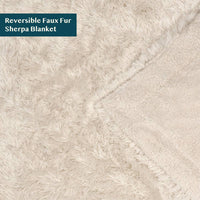 Faux Fur Sherpa Throw Blanket