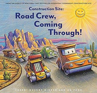 Construction Site Road Crew Coming Through