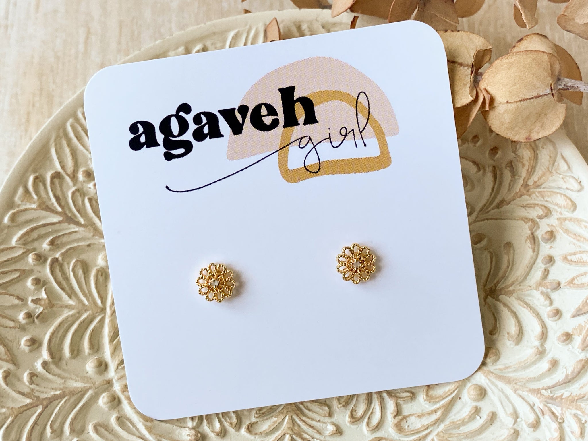 Dahlia Studs