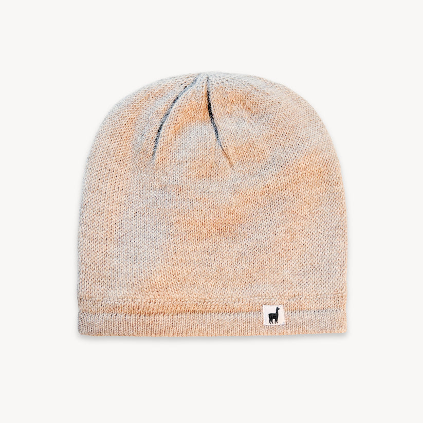 Alpaca Fleece Lined Hat - Beige