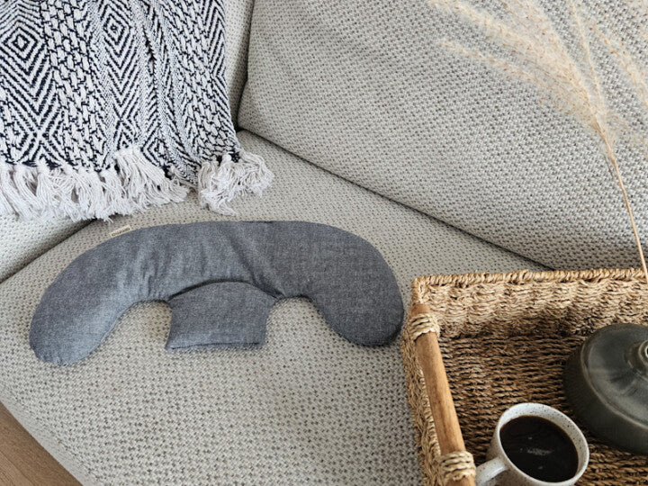 Shoulder Heating Pad - Organic Cotton Grey