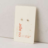 Kaleidoscope Birthstone Earrings - Gold