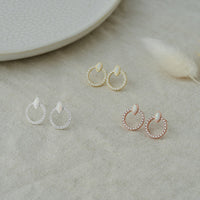Blanche Studs - Opalite