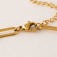 Bold Paperclip Bracelet - Gold