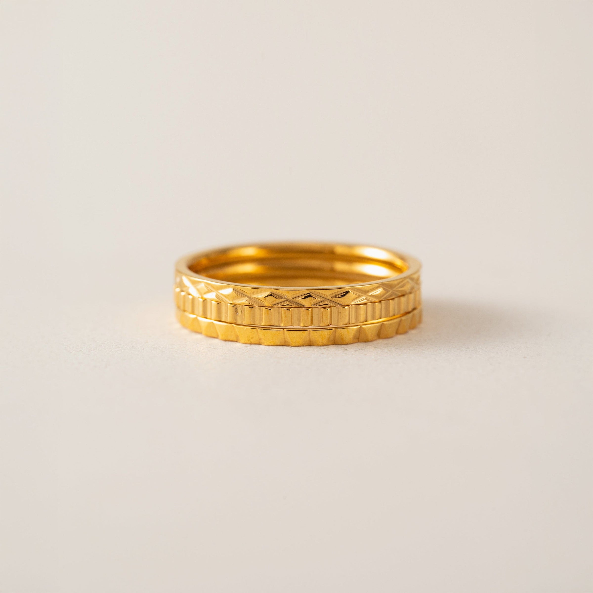 Brit Ring Set - Gold