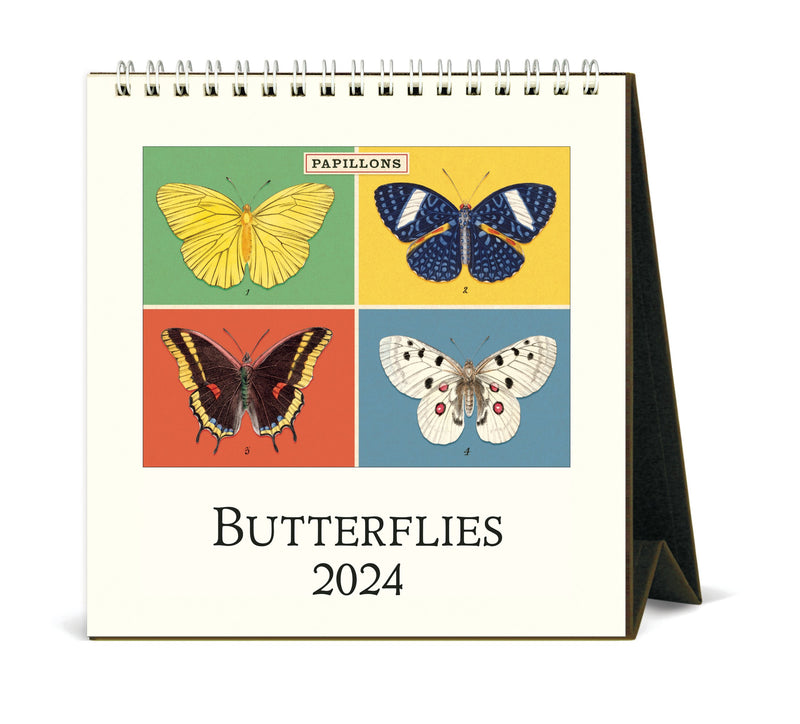 Desk Calendar 2024 - Butterflies