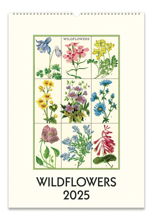 Wall Calendar 2025 - Wildflowers