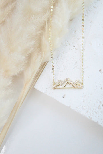 Mountain View Necklace - Silver