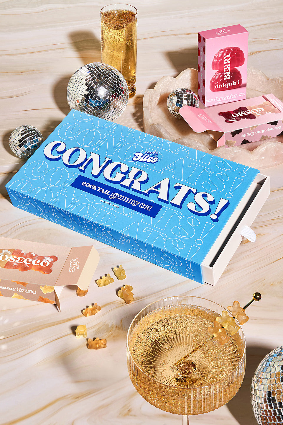Congrats! Cocktail Gummy Gift Box