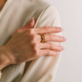 Coral Ring Set - Gold