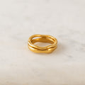 Coral Ring Set - Gold