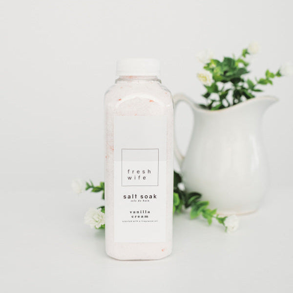 Vanilla Cream Salt Soak