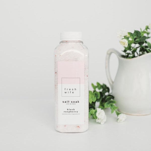 Black Raspberry Salt Soak