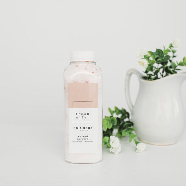 Salted Caramel Salt Soak