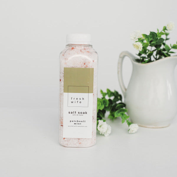 Patchouli Mint Salt Soak