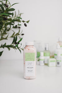 Lime Leaf & Olive Salt Soak