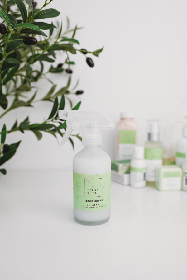 Lime Leaf & Olive Linen Spray
