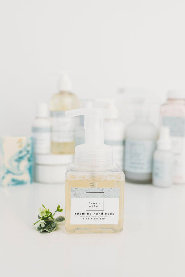 Aloe & Sea Salt Foaming Soap