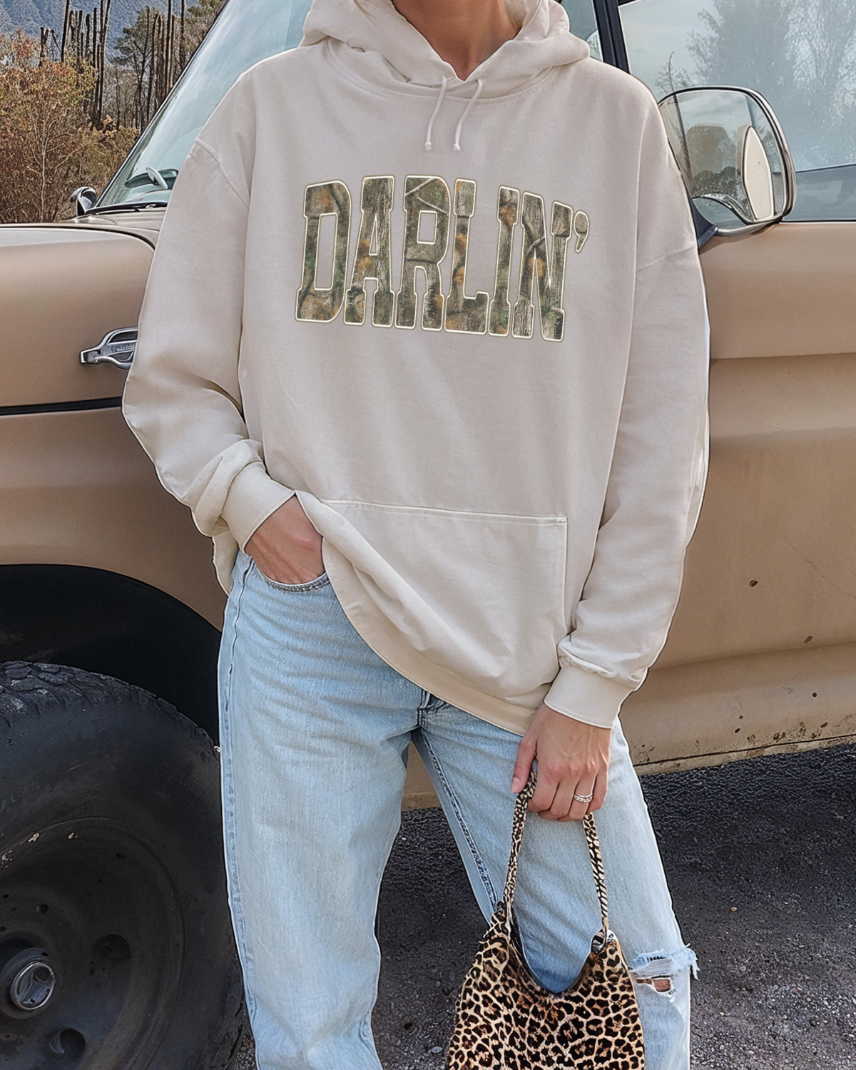 Cozy Hoodie - Darlin' - Sand