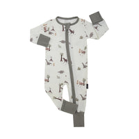 Footless Sleeper w/ Fold-over Cuffs - Dinoland