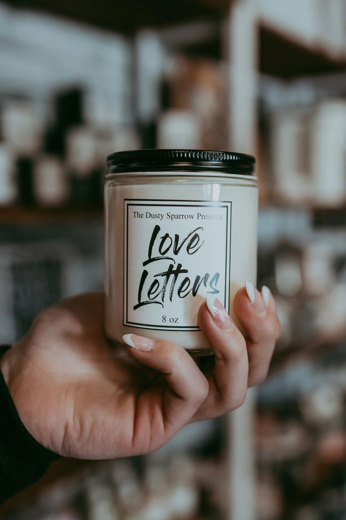 Candle - Love Letters - 8 oz Jar