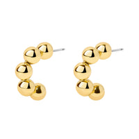 JAZZ Half Hoop Ball Earring