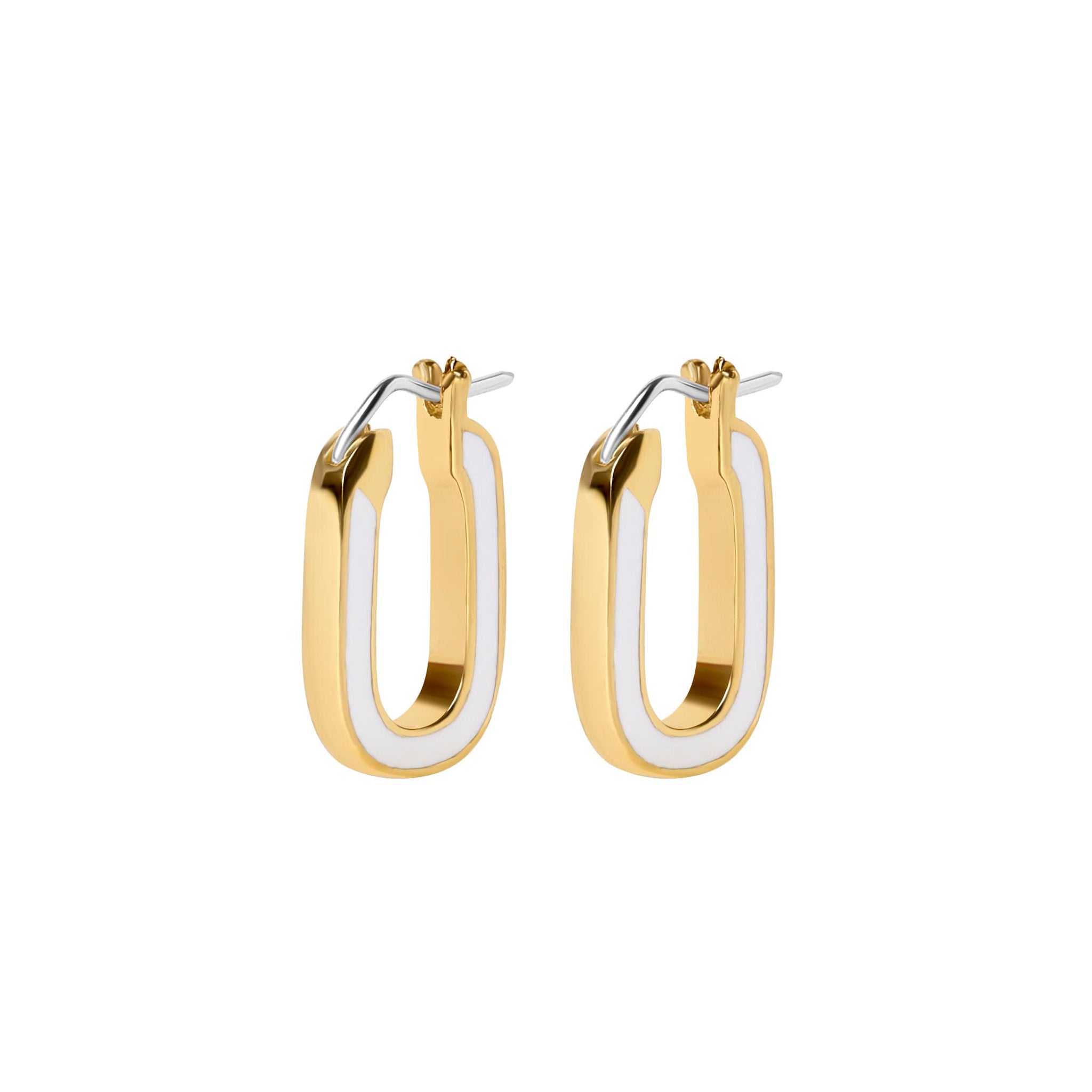 SINEAD Resin Filled Gold Earring