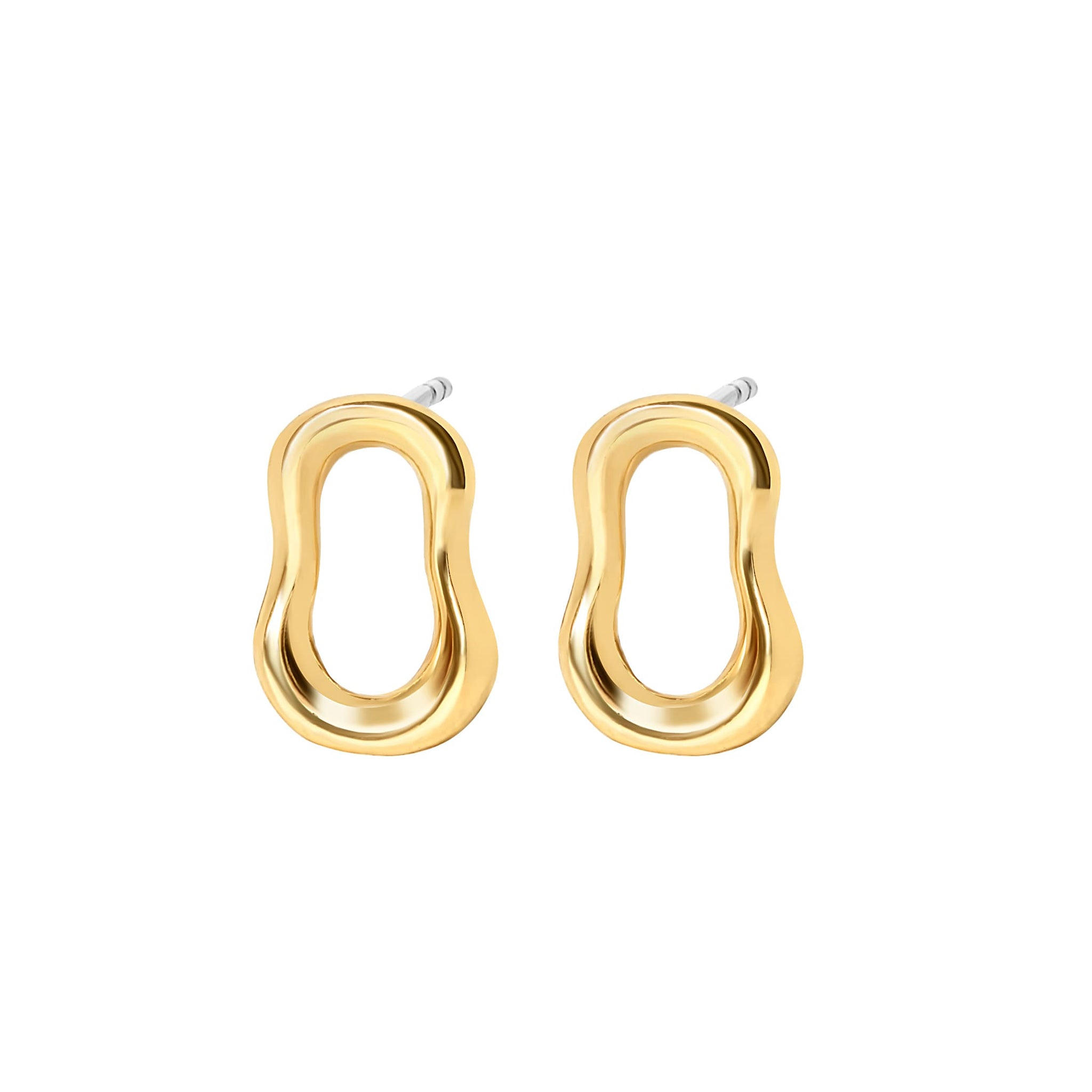 ROMA Wavy Rectangle Stud