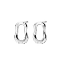 ROMA Wavy Rectangle Stud