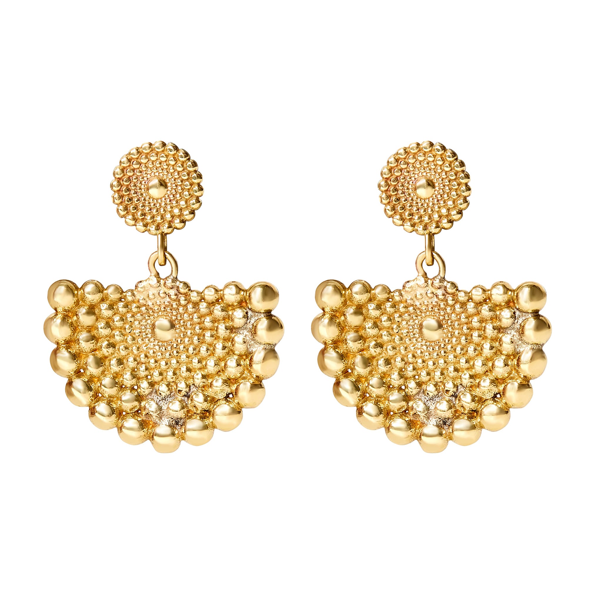 THANDI Textured Dangle Stud