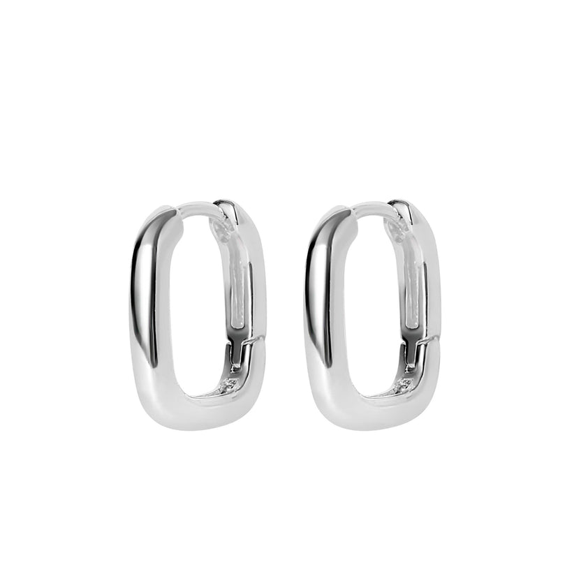 ANNIKA Small Rectangular Hoop