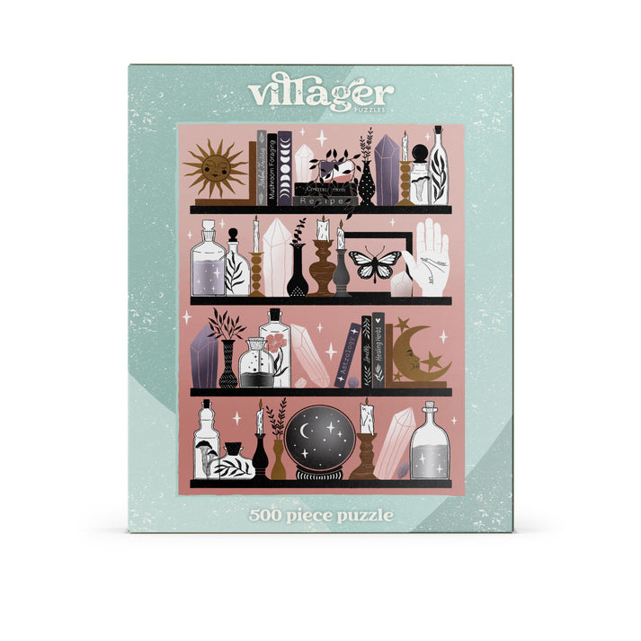 Mystic Bookshelf  - 500 pc Puzzle