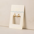 Evie Huggie Hoops - Gold