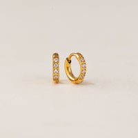 Evie Huggie Hoops - Gold