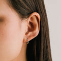Evie Huggie Hoops - Silver