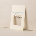 Evie Huggie Hoops - Silver