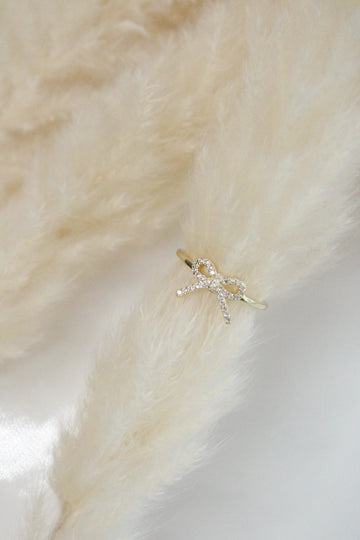 Heather Bow Ring