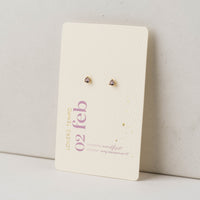 Kaleidoscope Birthstone Earrings - Gold