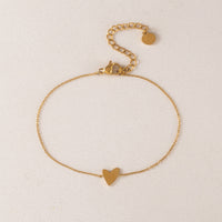 Flirt Heart Bracelet - Gold