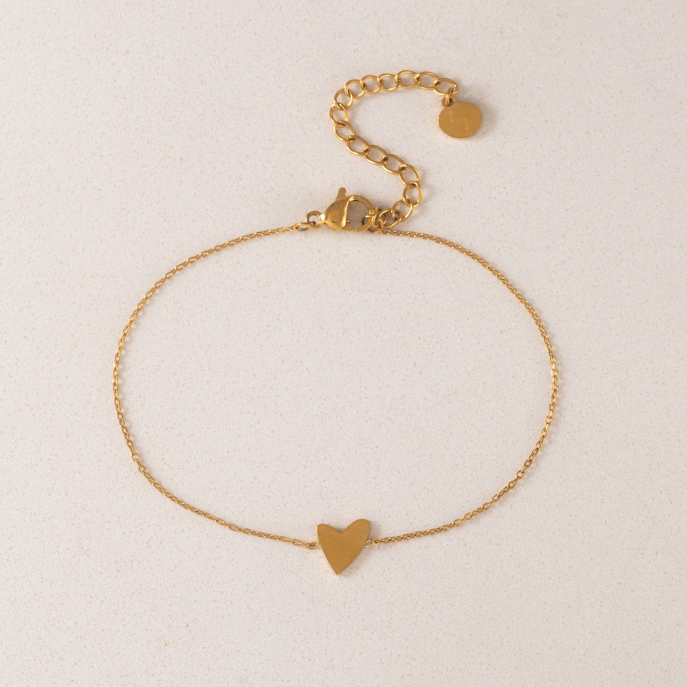 Flirt Heart Bracelet - Gold